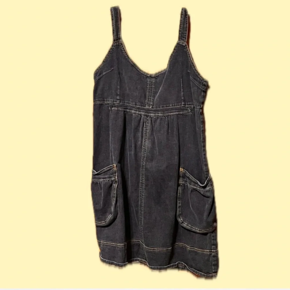 Vintage Zoey Beth Dark Denim Dress - Picture 1 of 2